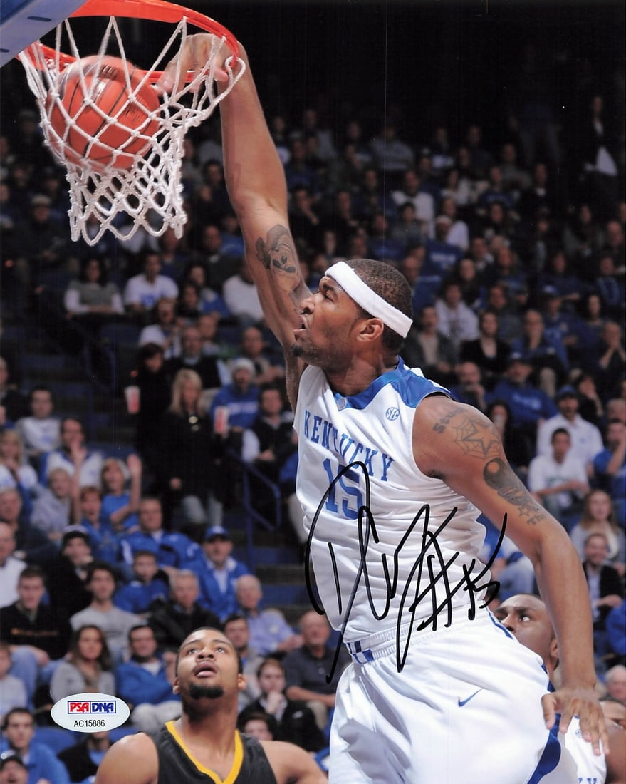 Demarcus Cousins Autographed 8x10 Kentucky Basketball Photo PSA/DNA Certified: Demarcus Cousins Autographed 8x10 Kentucky Basketball Photo PSA/DNA Certified This is an original 8x10 professionally printed photograph autographed by Demarcus Cousins from Kentucky, known for his ba