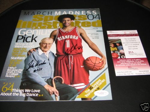 Signed Sports Illustrated Magazine John Wooden Josh Childress JSA COA (1 of 1)