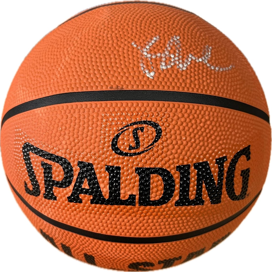 PSA DNA authenticated Jamal Shead Toronto Raptors signed Spalding basketball (1 of 2)