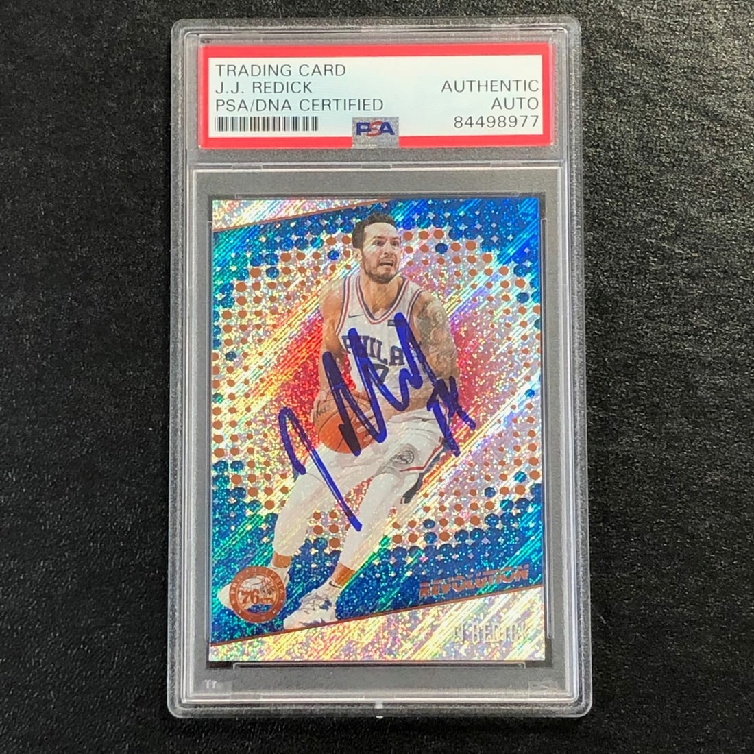 PSA Slabbed J.J. Redick 2017-18 Panini Revolution #81 Autograph (1 of 2)