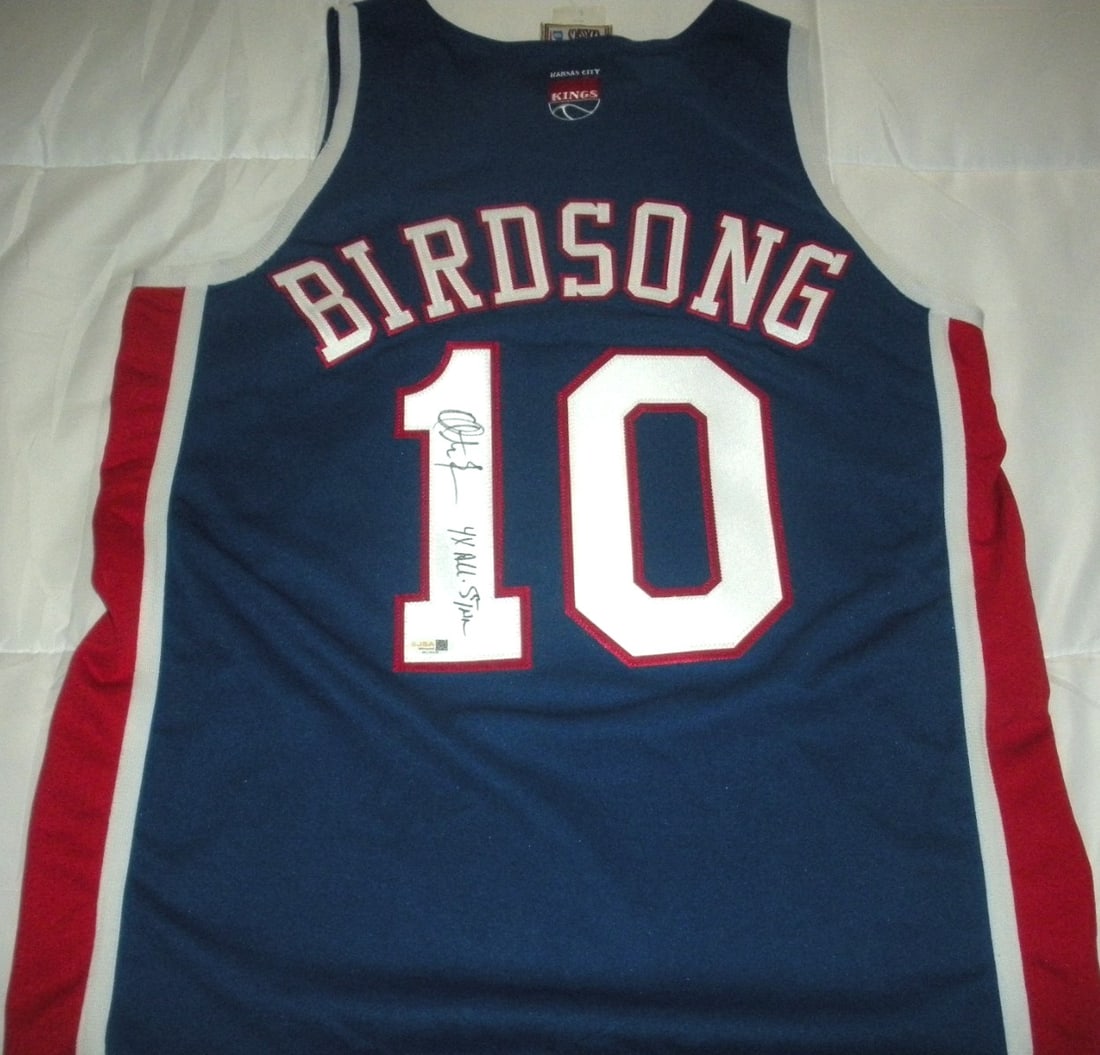 Majestic Kansas City Kings Basketball Jersey Signed by Otis Birdsong JSA COA: Majestic Kansas City Kings Basketball Jersey Signed by Otis Birdsong JSA COA This is an official licensed Majestic Kansas City Kings jersey signed by Otis Birdsong. The jersey is original and comes wi