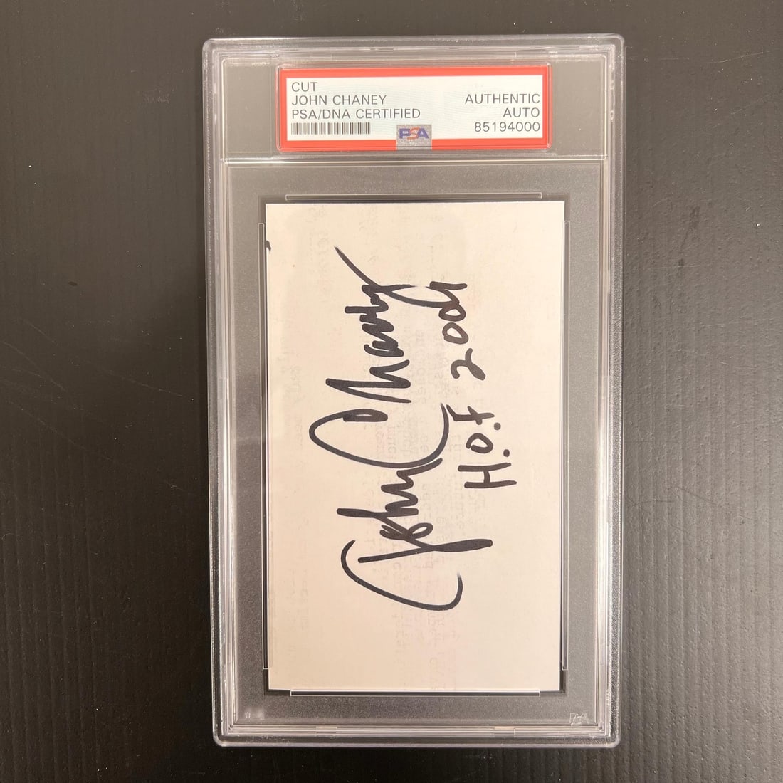 John Chaney Signed Basketball Cut PSA/DNA Authenticated (1 of 2)