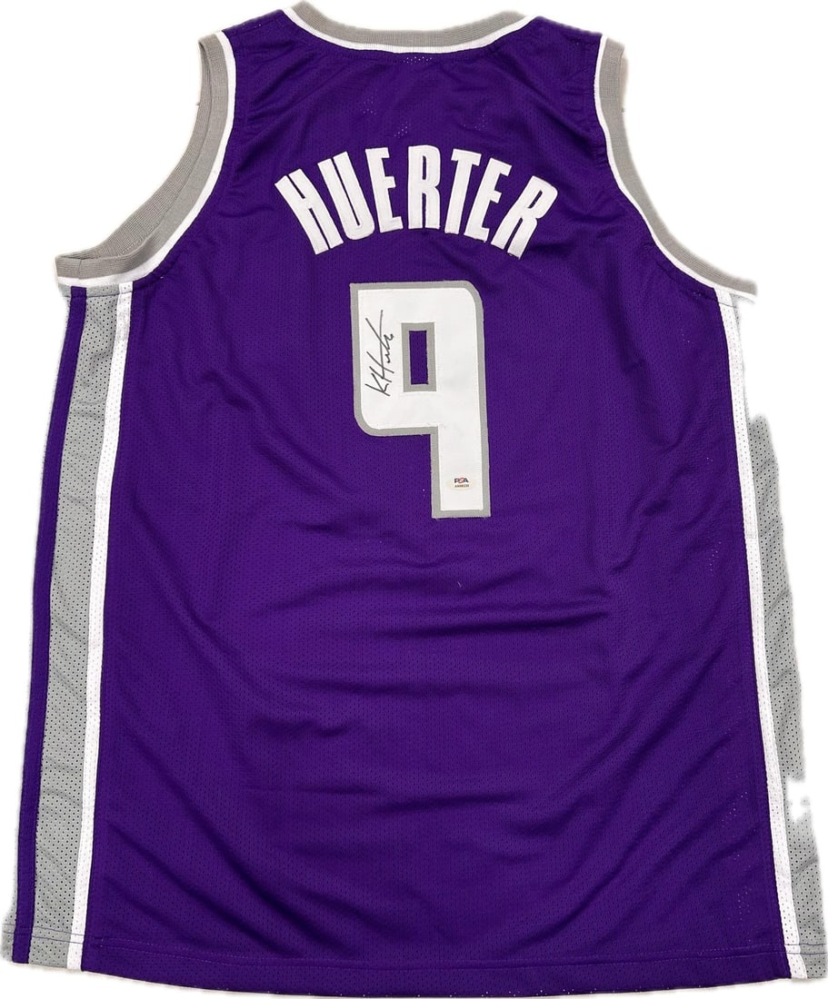 Kevin Huerter Autographed Jersey PSA/DNA Sacramento Kings Basketball: Kevin Huerter Autographed Jersey PSA/DNA Sacramento Kings Basketball This is an original autographed jersey of Kevin Huerter, a player for the Sacramento Kings. The jersey features a certified signatu