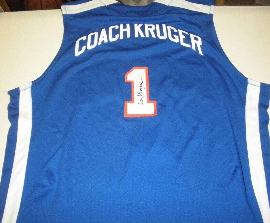Lon Kruger Signed Nike Florida Gators Basketball Jersey with COA: Lon Kruger Signed Nike Florida Gators Basketball Jersey with COA This official licensed Nike jersey features the Florida Gators design and is perfect for basketball enthusiasts. The jersey is signed, 