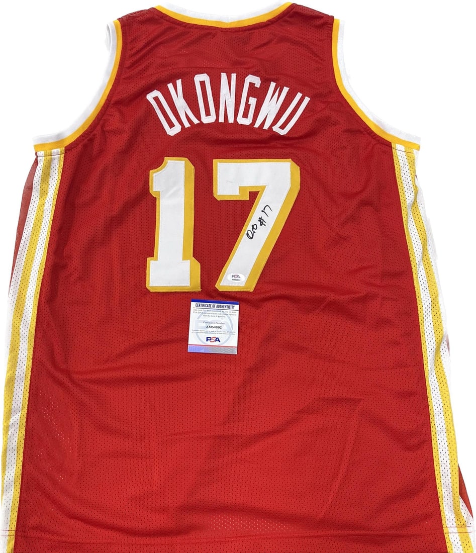 Onyeka Okongwu Autographed Atlanta Hawks Jersey PSA/DNA Certified (1 of 2)
