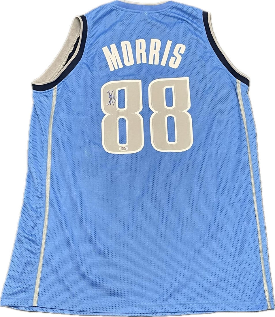 Markieff Morris Autographed Jersey PSA/DNA Dallas Mavericks (1 of 2)