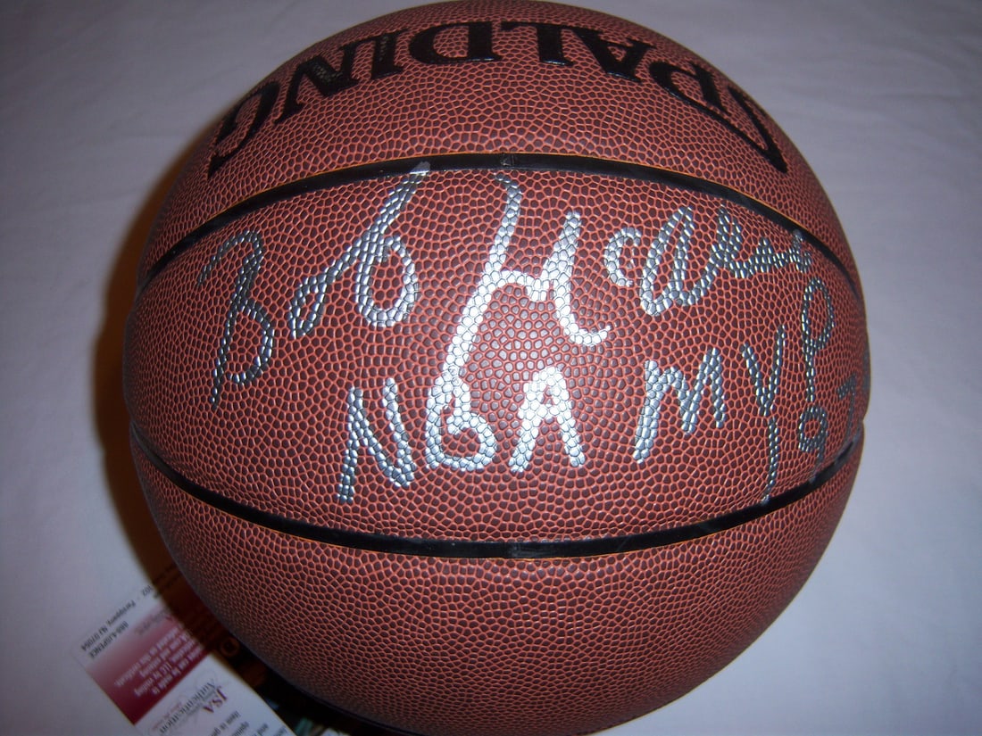 Signed Bob McAdoo NBA MVP 1975 Basketball JSA COA: Signed Bob McAdoo NBA MVP 1975 Basketball JSA COA This basketball is signed by Bob McAdoo, a notable player for the Buffalo Braves and North Carolina Tar Heels. The item comes with JSA/COA authenticat