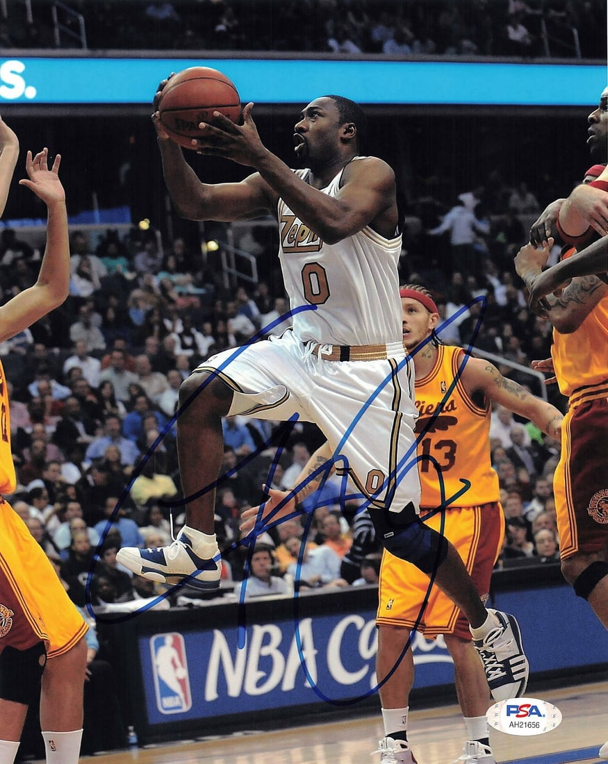 Gilbert Arenas Autographed 8x10 Photo PSA/DNA Washington Wizards (1 of 1)