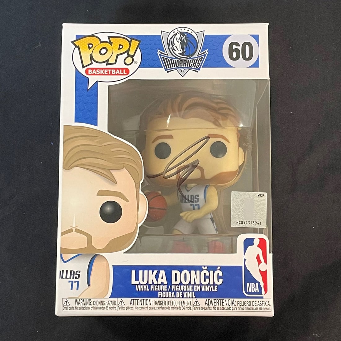 PSA DNA authenticated Luka Doncic signed Funko Pop Dallas Mavericks: PSA DNA authenticated Luka Doncic signed Funko Pop Dallas Mavericks This is an original Funko Pop! collectible signed by Luka Doncic of the Dallas Mavericks. The autograph has been authenticated by PS