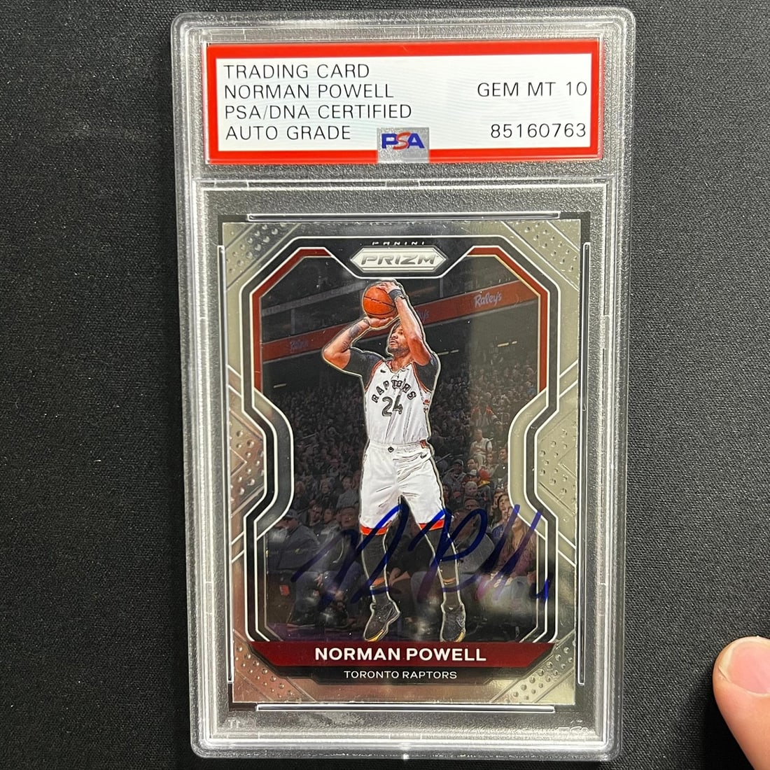 2020-21 Panini Prizm #157 Norman Powell Signed Card PSA Authenticated Raptors: 2020-21 Panini Prizm #157 Norman Powell Signed Card PSA Authenticated Raptors This listing features a 2020-21 Panini Prizm #157 card, personally signed by Norman Powell, renowned for his time with the