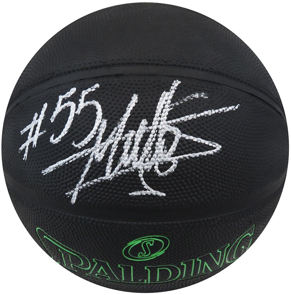 Dikembe Mutombo Signed Spalding Phantom NBA Basketball with COA: Dikembe Mutombo Signed Spalding Phantom NBA Basketball with COA This is a signed Spalding Phantom black NBA basketball featuring the autograph of Dikembe Mutombo, a legendary player known for his defe