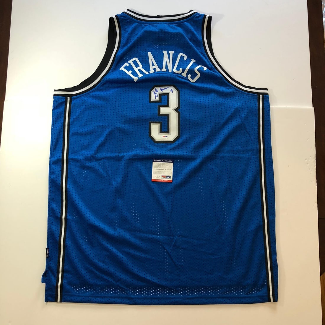 Steve Francis Autographed Orlando Magic Jersey PSA/DNA Authentic (1 of 3)