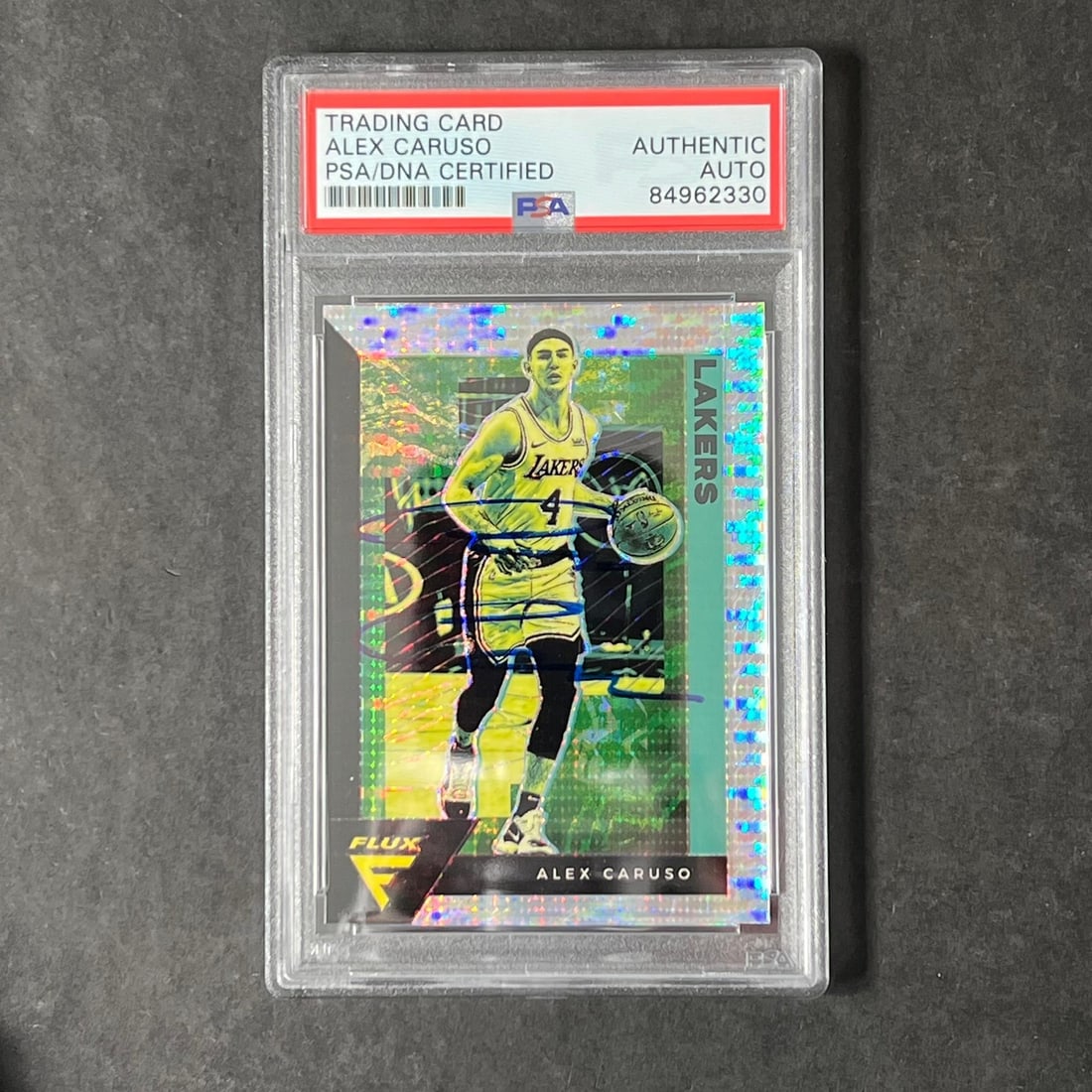 2020-21 Panini Prizm #83 Alex Caruso Autographed Card PSA/DNA Certified (1 of 2)
