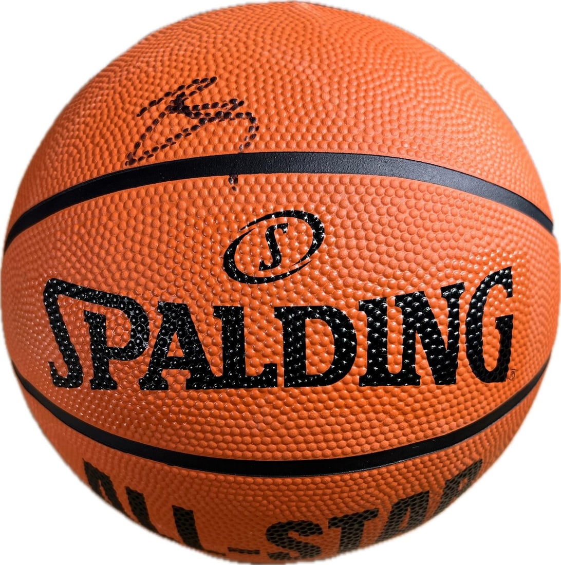 PSA DNA authenticated Baba Miller signed Spalding basketball (1 of 2)