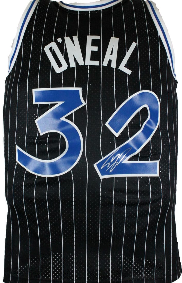Orlando Magic Shaquille O Neal autographed Mitchell Ness HWC Swingman jersey BAS: Orlando Magic Shaquille O Neal autographed Mitchell Ness HWC Swingman jersey BAS This is a pre-owned Orlando Magic Mitchell & Ness HWC Swingman jersey signed by basketball star Shaquille O'Neal. The a