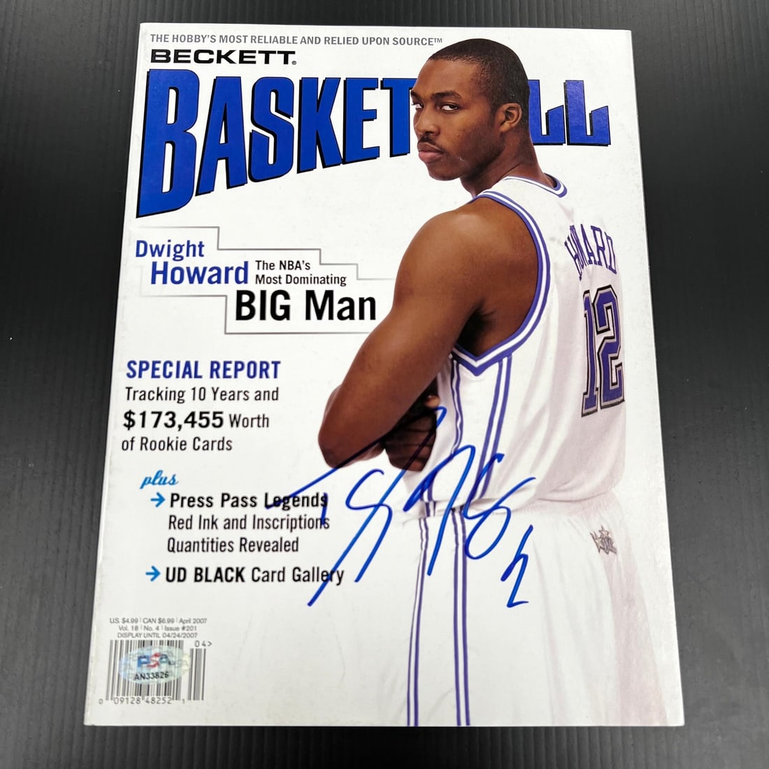 Dwight Howard Autographed Original Magazine PSA/DNA Orlando Magic (1 of 3)