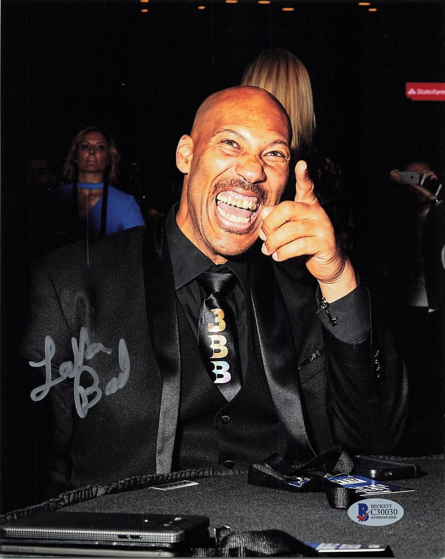Lavar Ball Autographed 8x10 Photo Beckett Authenticated: Lavar Ball Autographed 8x10 Photo Beckett Authenticated This is an original 8x10 photograph of Lavar Ball, a prominent figure in basketball, featuring his authentic signature. The autograph has been v