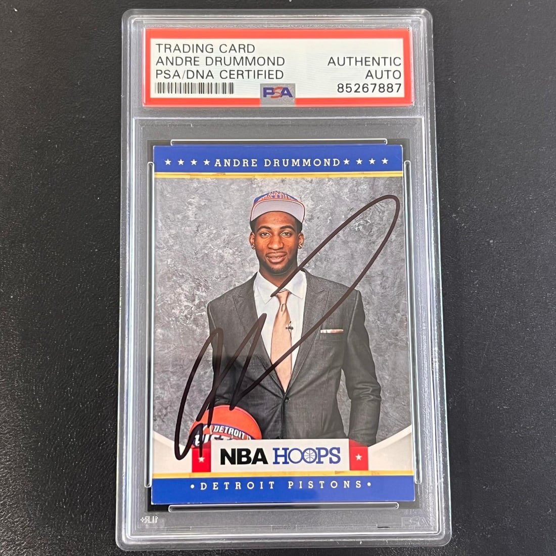 2012-13 NBA Hoops #283 Andre Drummond Signed Card PSA/DNA Authentic Pistons (1 of 2)