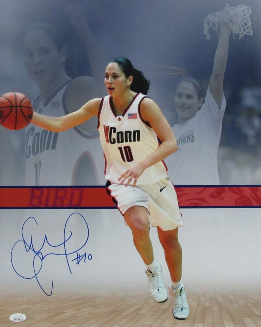 Sue Bird Autographed 16x20 UCONN Huskies Photo JSA Certified (1 of 3)