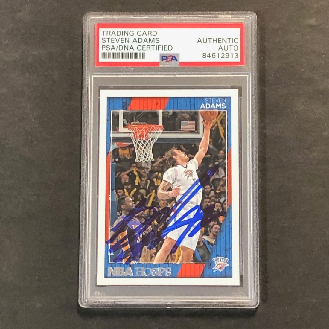 2016-17 NBA Hoops #132 Steven Adams Autographed Card PSA/DNA Certified (1 of 2)