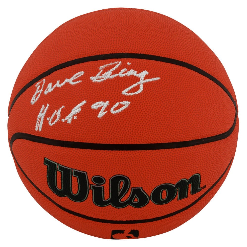 Dave Bing Signed Wilson NBA Basketball HOF 90 COA (1 of 1)