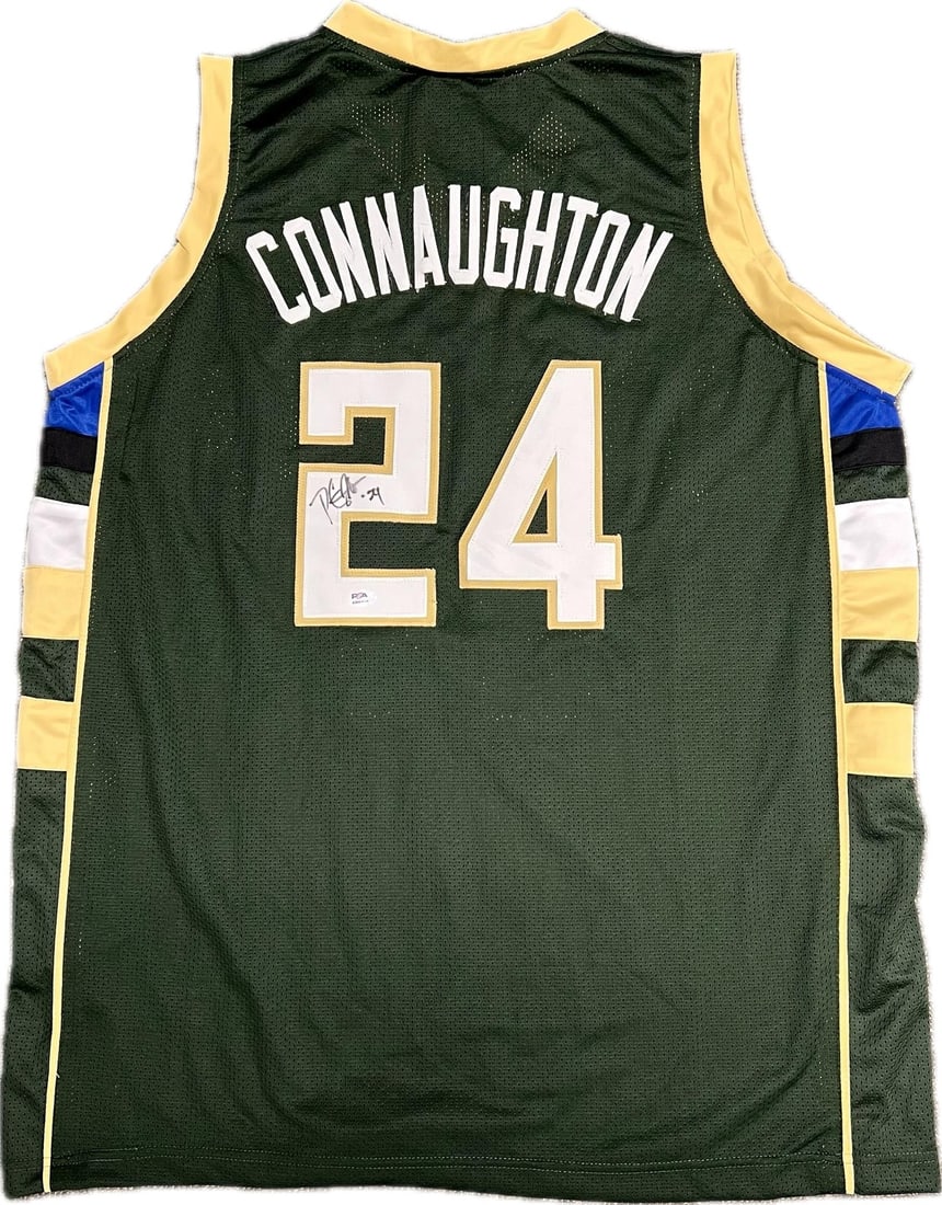 Pat Connaughton Autographed Jersey PSA/DNA Milwaukee Bucks Original (1 of 2)