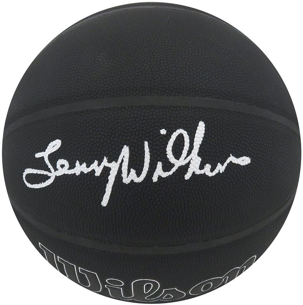 Lenny Wilkens Signed Wilson NBA 75th Anniversary Basketball with COA (1 of 1)