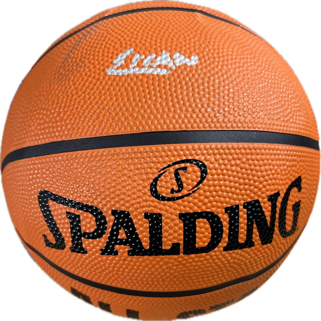 PSA DNA Autographed Spalding Basketball Izan Almansa Spain Prospect (1 of 2)