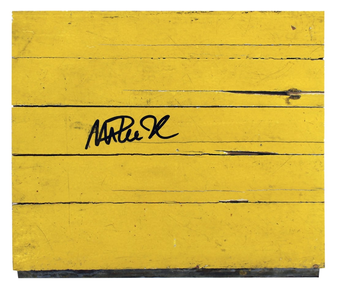 Magic Johnson signed Lakers 8x10 Forum floorboard PSA DNA (1 of 7)