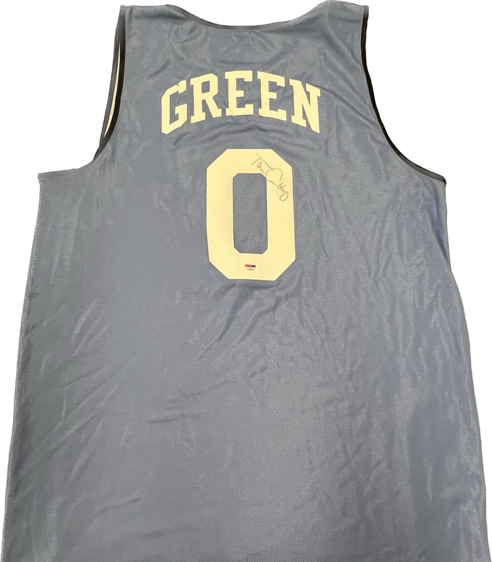 Basketball Jersey Signed by Taurean Green PSA/DNA Authenticated: Basketball Jersey Signed by Taurean Green PSA/DNA Authenticated This is a basketball jersey autographed by Taurean Green. The autograph has been authenticated by PSA/DNA. The item is pre-owned and ori
