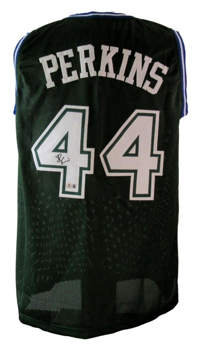 Sam Perkins Autographed Dallas Mavericks Basketball Jersey Beckett Witness Authenticated (1 of 5)