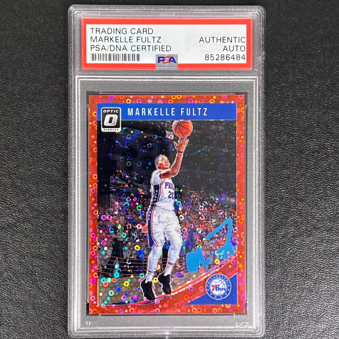 2018-19 Panini Donruss Optic Markelle Fultz Signed Card PSA Authenticated (1 of 2)