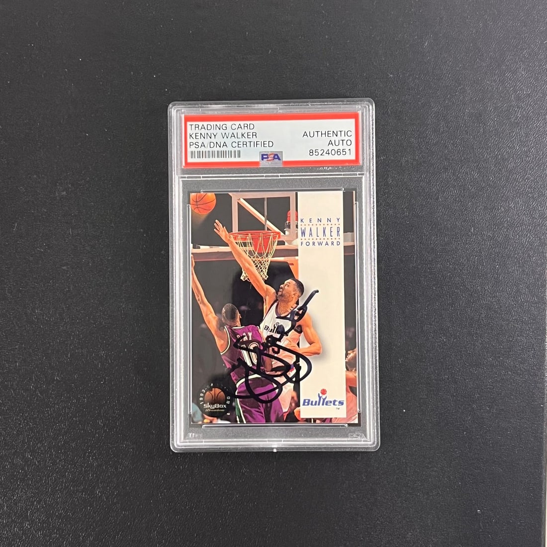 1994 Skybox #291 Kenny Walker Autographed Card PSA Authenticated (1 of 2)