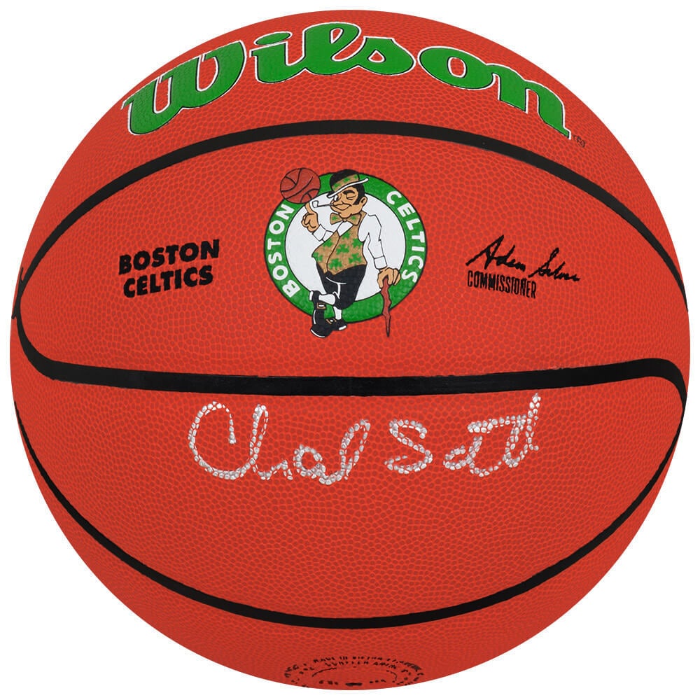 Charlie Scott Signed Boston Celtics Wilson NBA Basketball with COA (1 of 1)