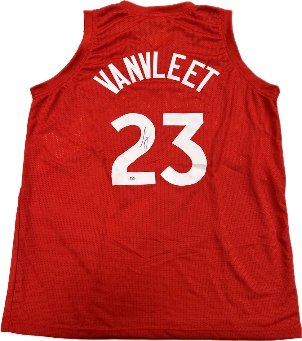 Fred VanVleet PSA DNA Autographed Toronto Raptors Jersey (1 of 2)