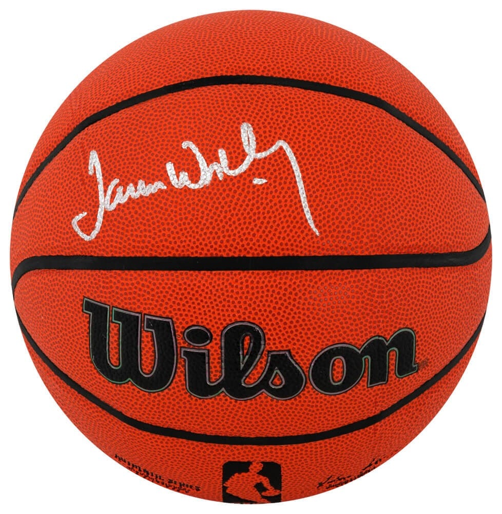 James Worthy Signed Wilson NBA Basketball with COA (1 of 1)