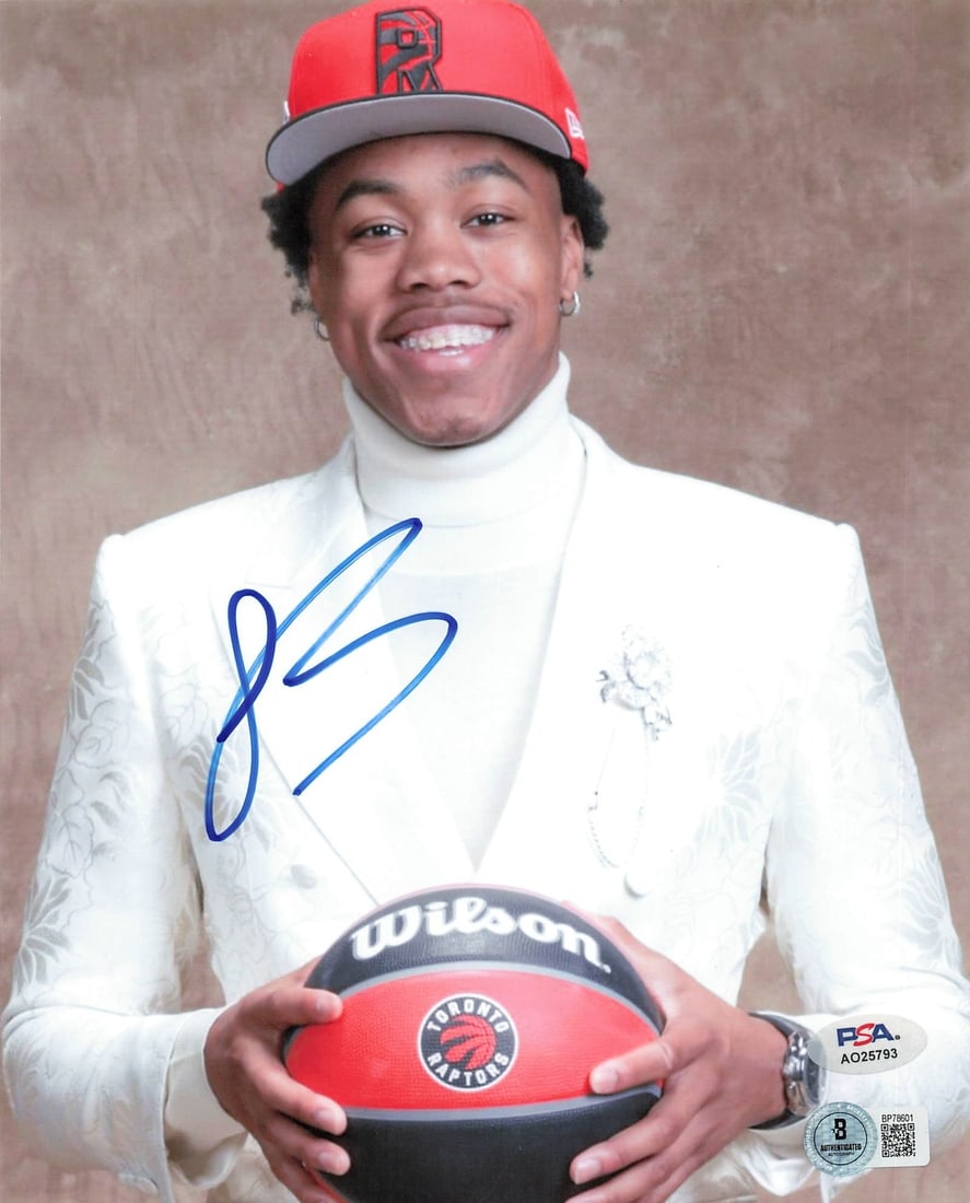 Scottie Barnes Autographed 8x10 Photo PSA/DNA Toronto Raptors (1 of 1)