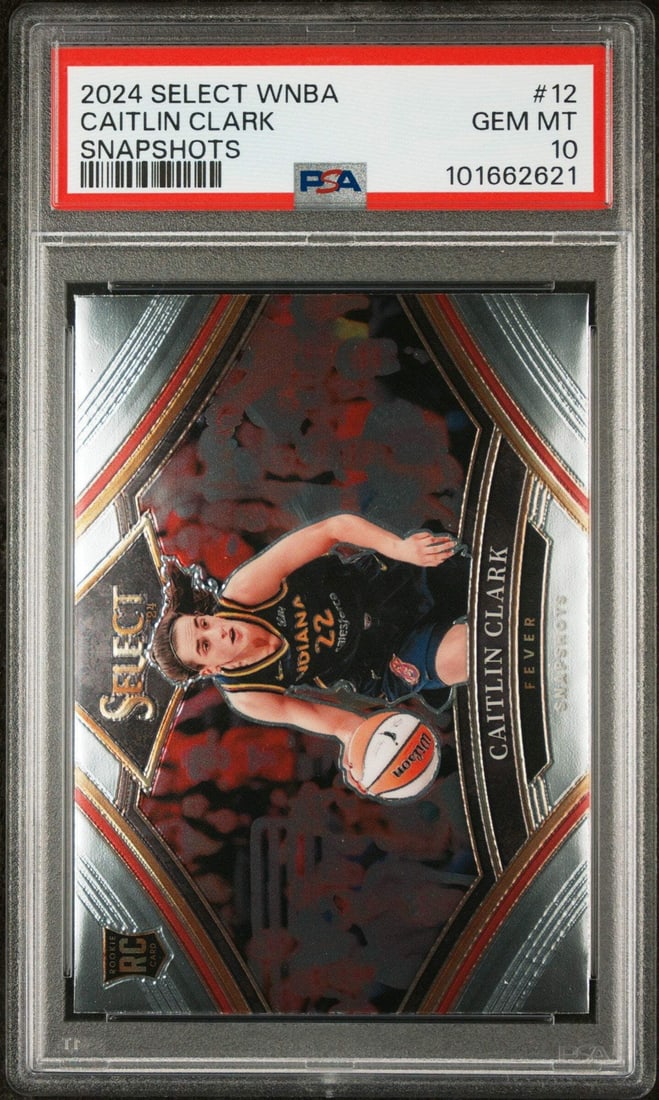 2024 Panini Select WNBA Caitlin Clark Rookie RC Card PSA 10 (1 of 2)