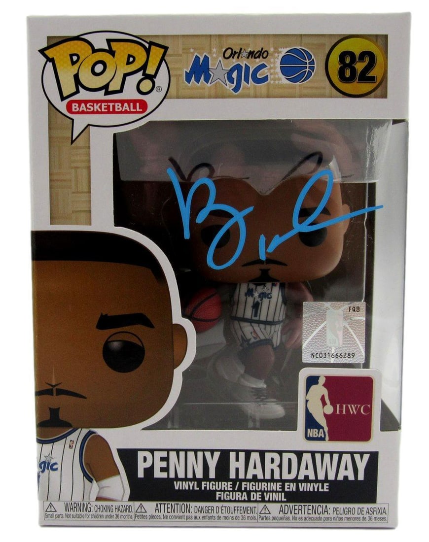 Anfernee Hardaway Autographed Funko POP! #82 Figurine PSA/DNA Orlando Magic (1 of 4)