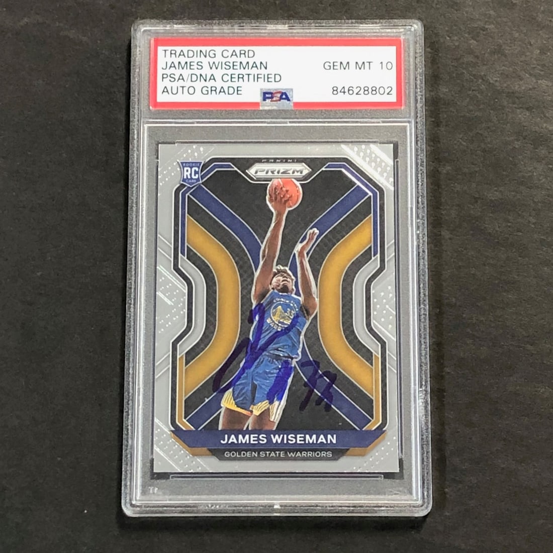 2020 Panini Prizm #268 James Wiseman Signed Card PSA/DNA Authenticated (1 of 2)