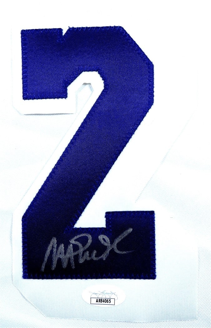 Magic Johnson Autographed Lakers #2 Jersey Number Patch JSA Certified: Magic Johnson Autographed Lakers #2 Jersey Number Patch JSA Certified This listing is for an authentic jersey number patch of Magic Johnson, featuring his iconic #2 from the Los Angeles Lakers. This i
