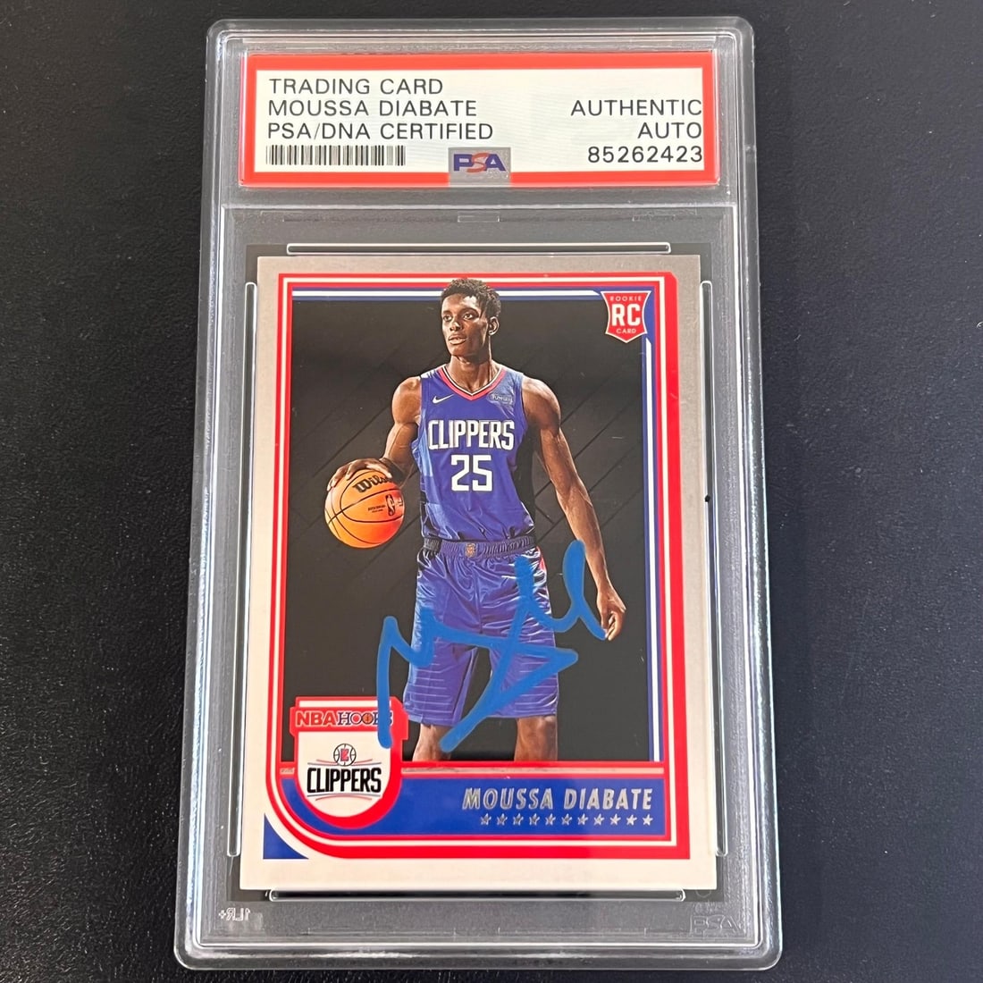 2022-23 Panini Hoops #265 Moussa Diabate Autographed Card PSA Certified Clippers: 2022-23 Panini Hoops #265 Moussa Diabate Autographed Card PSA Certified Clippers This listing features a 2022-23 Panini Hoops #265 card signed by Moussa Diabate. The autograph has been authenticated b