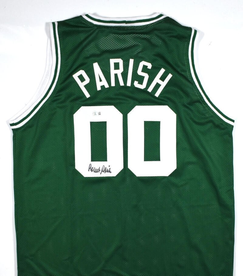 Boston Celtics Robert Parish Signed Green Pro Style Jersey Beckett Hologram (1 of 12)