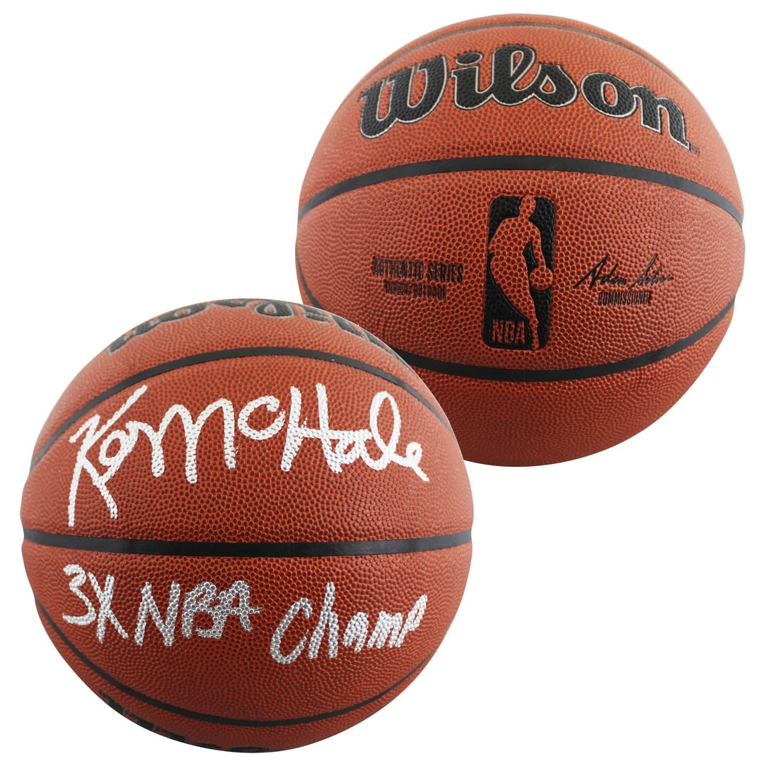 Kevin McHale Signed Basketball 3x NBA Champ BAS Witnessed Boston Celtics: Kevin McHale Signed Basketball 3x NBA Champ BAS Witnessed Boston Celtics This authentic Wilson Indoor/Outdoor Basketball is personally signed by NBA legend Kevin McHale, a three-time champion with the