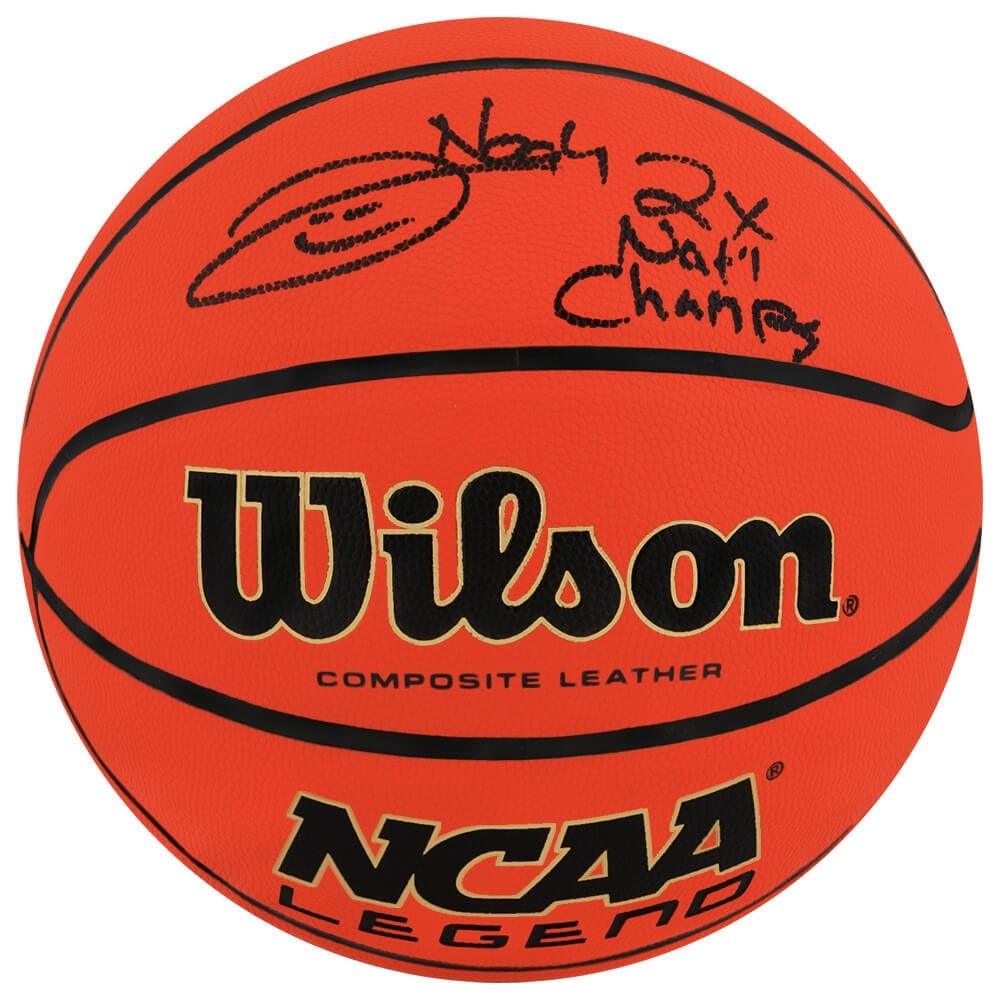 Joakim Noah Signed NCAA Basketball with 2x Champs Inscription and COA: Joakim Noah Signed NCAA Basketball with 2x Champs Inscription and COA Celebrate the legacy of Joakim Noah with this signed Wilson NCAA basketball, featuring the inscription '2x Nat'l Champs'. This ori