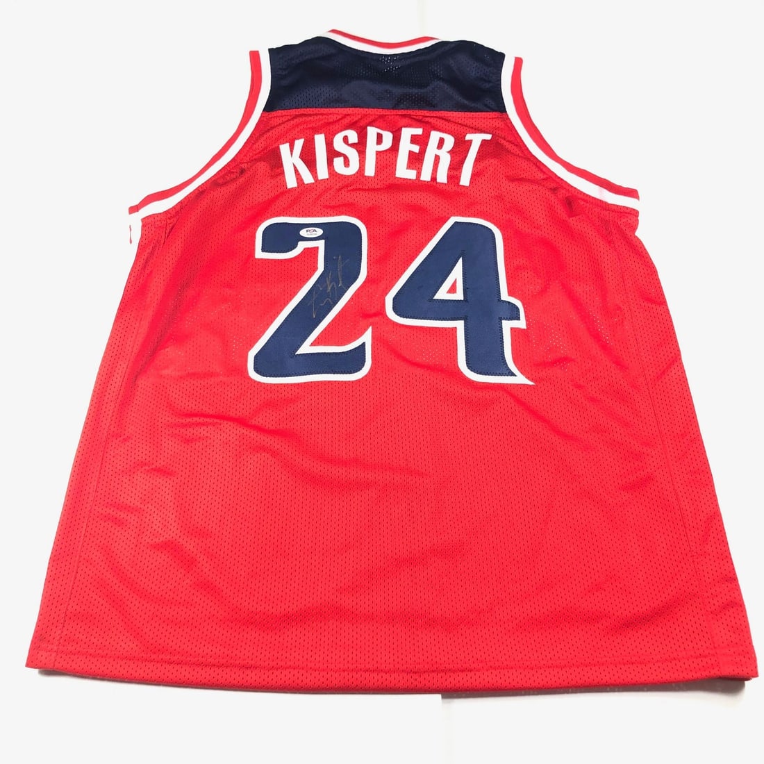 Corey Kispert Washington Wizards PSA DNA Signed Basketball Jersey: Corey Kispert Washington Wizards PSA DNA Signed Basketball Jersey This is a pre-owned basketball jersey signed by Corey Kispert, who played for the Washington Wizards. The autograph has been authentic