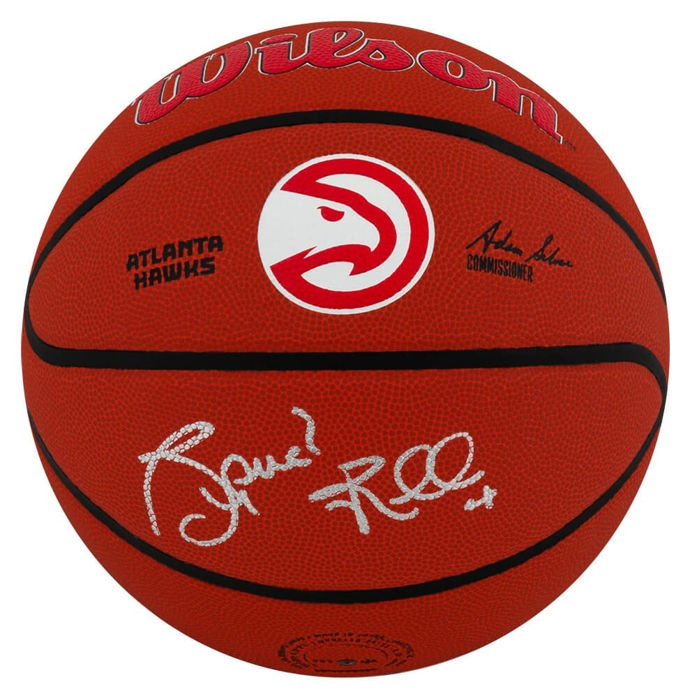 Spud Webb Signed Atlanta Hawks NBA Basketball with COA (1 of 1)