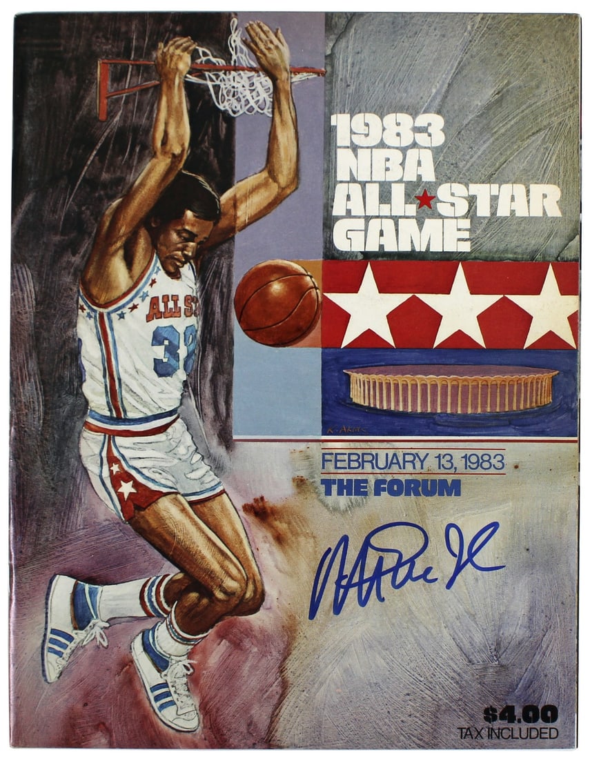 Magic Johnson Signed 1983 NBA All-Star Program Los Angeles Lakers Beckett Authenticated: Magic Johnson Signed 1983 NBA All-Star Program Los Angeles Lakers Beckett Authenticated This original 1983 NBA All Star Game Program has been personally signed by Magic Johnson, the legendary player f