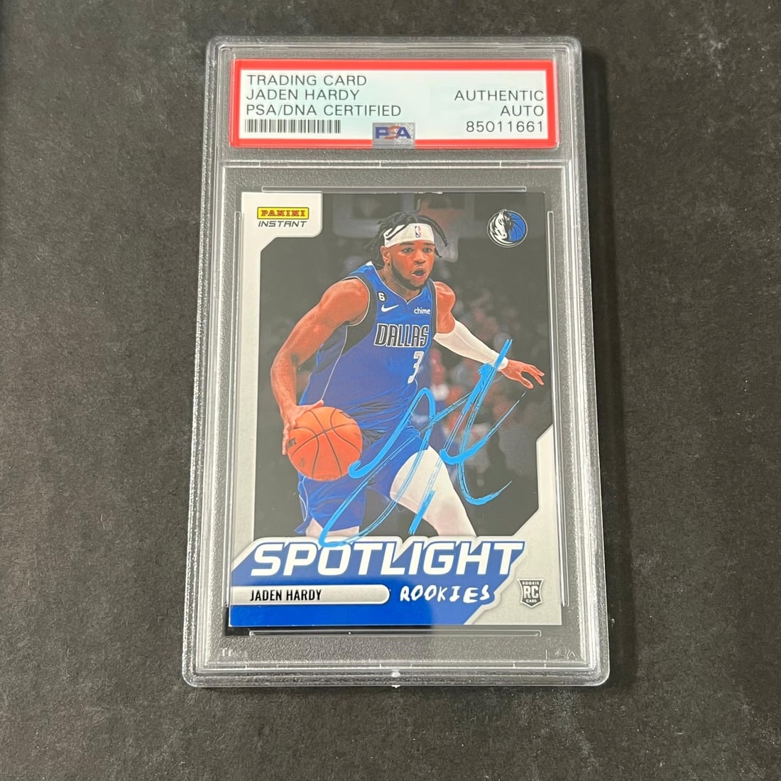 2022-23 Panini Instant Jaden Hardy Signed Card AUTO PSA/DNA Mavericks (1 of 2)