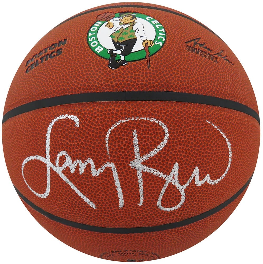 Larry Bird Signed Wilson Boston Celtics NBA Basketball with Hologram: Larry Bird Signed Wilson Boston Celtics NBA Basketball with Hologram Celebrate the legacy of basketball legend Larry Bird with this signed Wilson Boston Celtics logo NBA basketball. This original piec